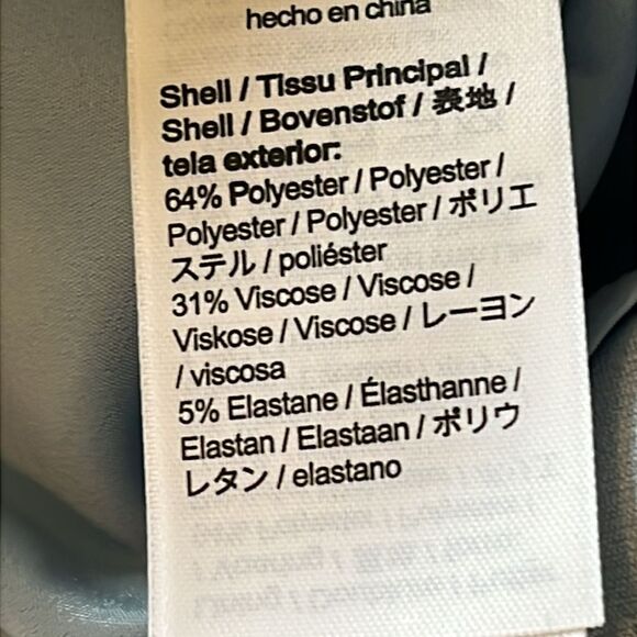 New! J. Crew Ruffle-trim sheath dress in gingham stretch crepe Blue Size 4 NWT - Picture 16 of 16